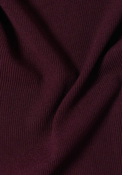 Dreieckstuch in Unifarbe berry red