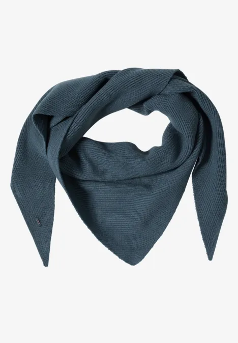 Dreieckstuch in Unifarbe mountain air blue