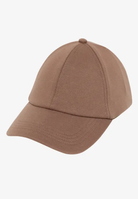 Sweat Cap in Unifarbe dark toffee brown