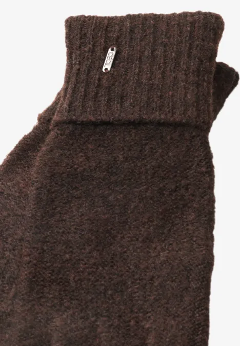 Handschuhe in Melange-Optik choco sauce brown melange Handschuhe in Melange-Optik choco sauce brown melange
