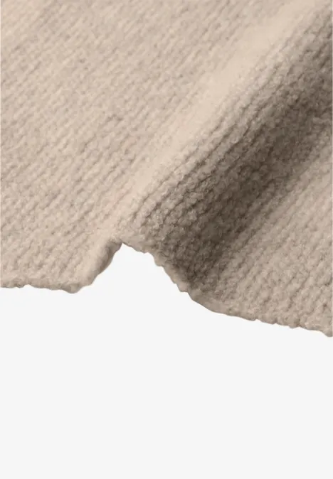 Melange-Optik Schal in Diamantform powder beige melange Melange-Optik Schal in Diamantform powder beige melange