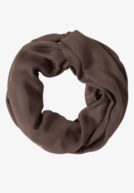 Effen Loop-sjaal urban taupe Effen Loop-sjaal urban taupe