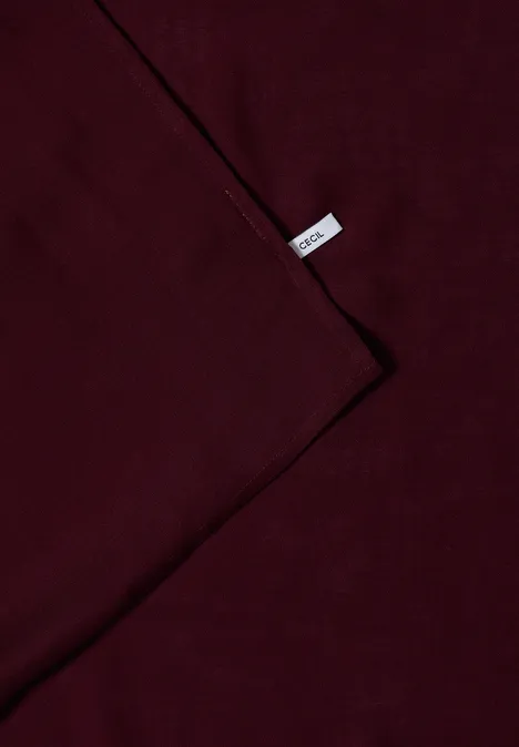 Effen Loop-sjaal red wine Effen Loop-sjaal red wine