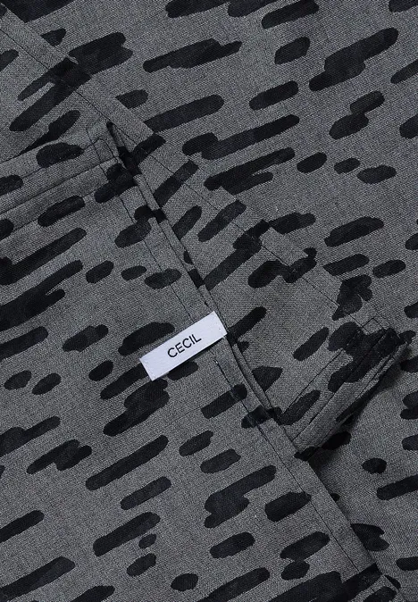 Loop-Schal im Ausbrenner-Look urban dark blue