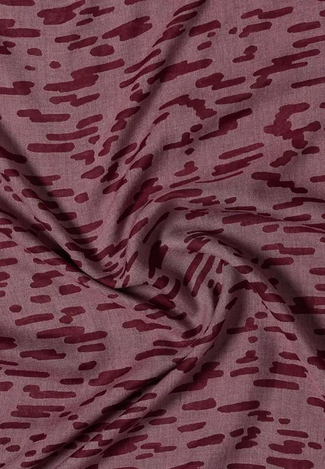 Loop-Schal im Ausbrenner-Look red wine