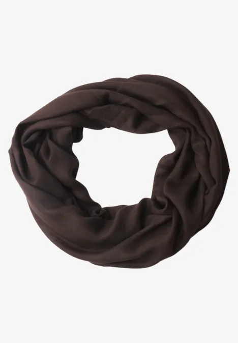 Effen Loop-sjaal truffle brown Effen Loop-sjaal truffle brown