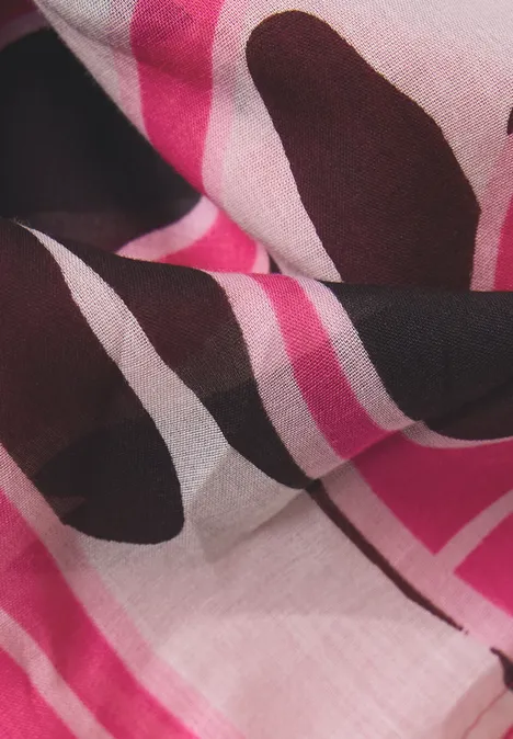 Bandana met print pink flash Bandana met print pink flash