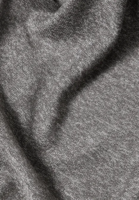 Foulard triangulaire uni flint grey melange