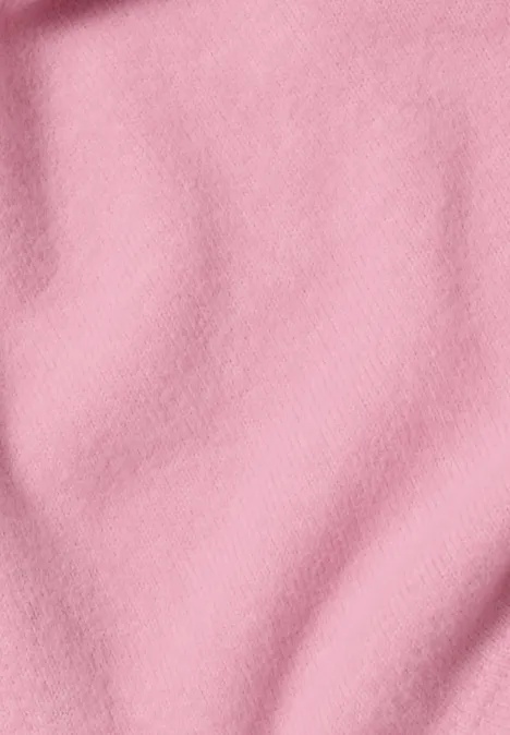 Foulard triangulaire uni mellow rose melange