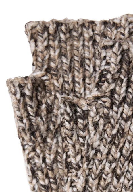 Mouliné Stulpen truffle brown Mouliné Stulpen truffle brown