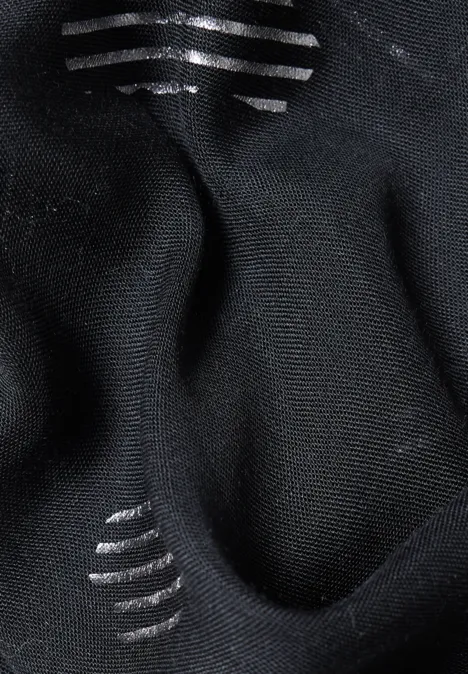Écharpe Loop avec imprimé métallisé Black
