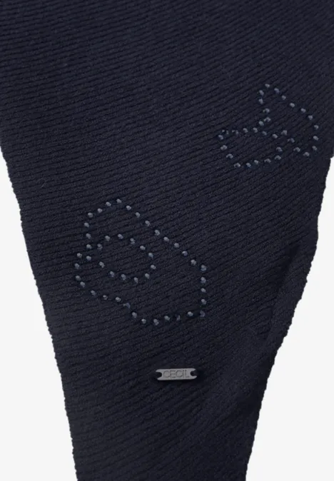 Dreieckstuch mit Glitzerdetails urban dark blue Dreieckstuch mit Glitzerdetails urban dark blue