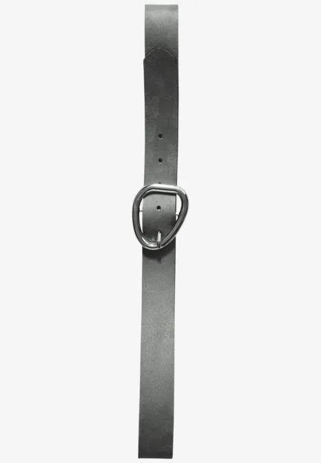 Leder-Gürtel chalk grey leather