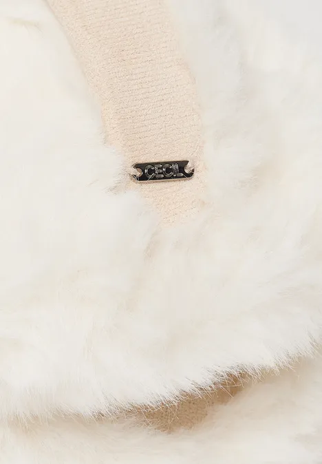 Ears Muffs teddy vanilla white