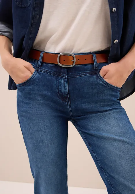 Ceinture en cuir chestnut brown