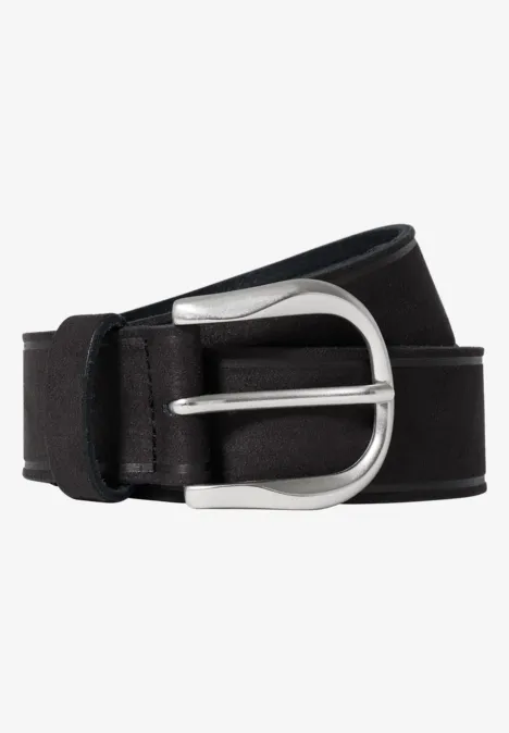 Ceinture aspect velours suede black