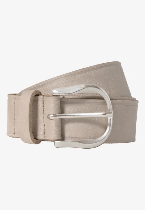Ceinture aspect velours golden sand