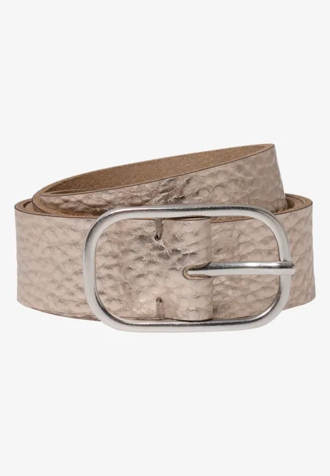 Ceinture en cuir brillant null