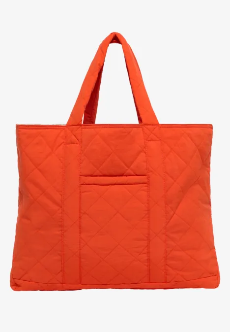 Dwustronny shopper cherry tomato orange