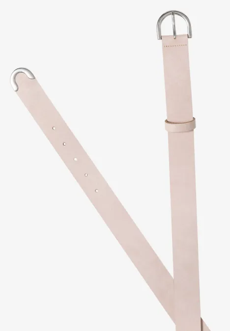 Ceinture avec détails métalliques Suede Beige Ceinture avec détails métalliques Suede Beige