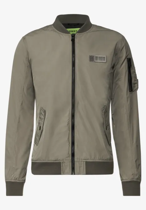 Blouson mit Strickbündchen herb green