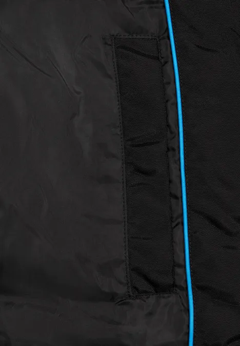 Sportieve gewatteerde winterjas deep night blue