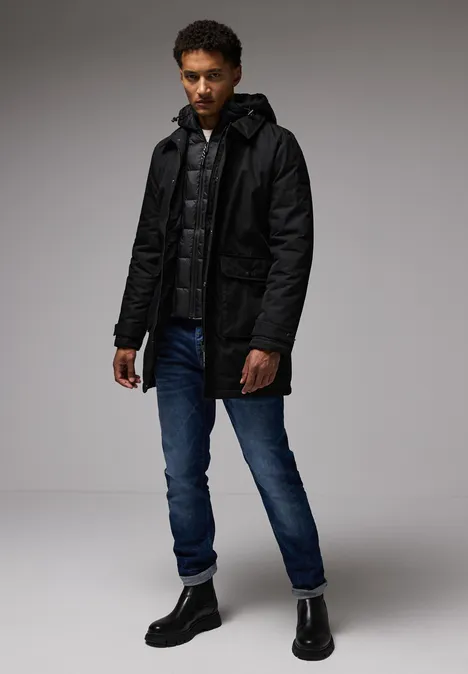 Winterjas midnight black