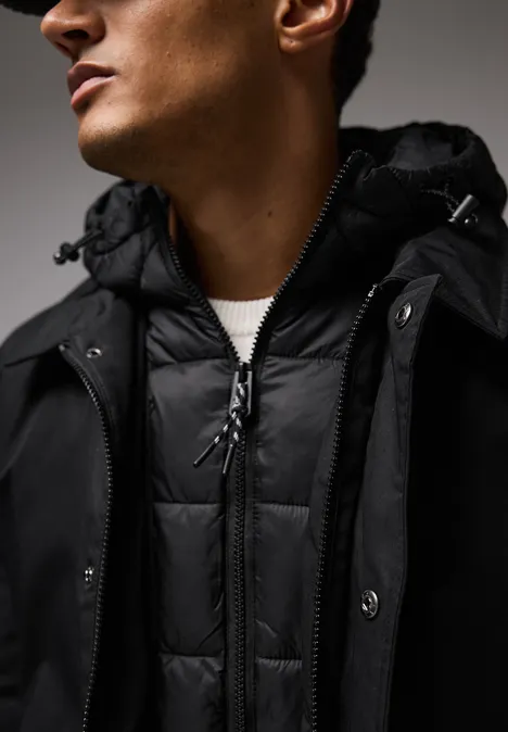 Winterjas midnight black