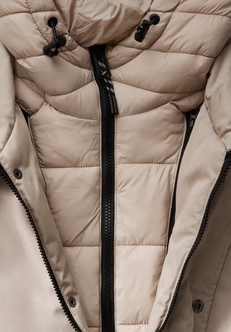 Winterjas pure beige