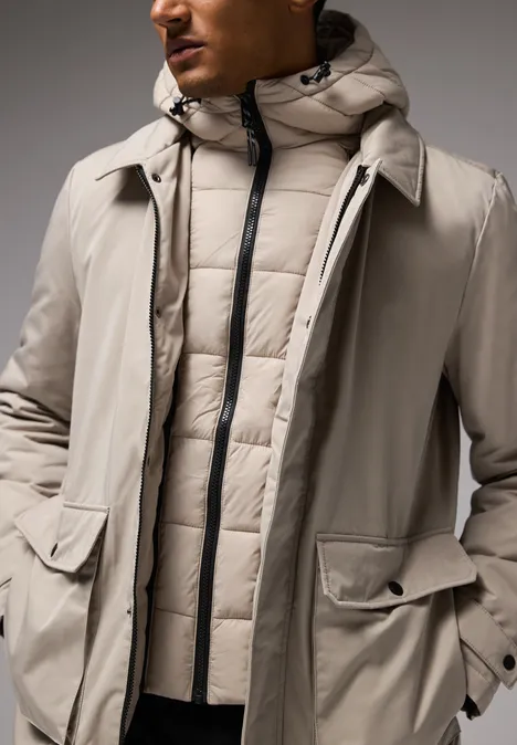 Winterjas pure beige