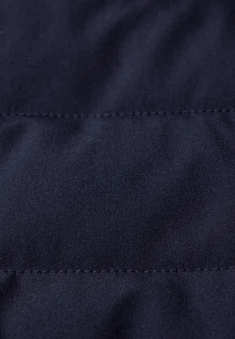 Gewatteerd jack in bikerlook dark night blue
