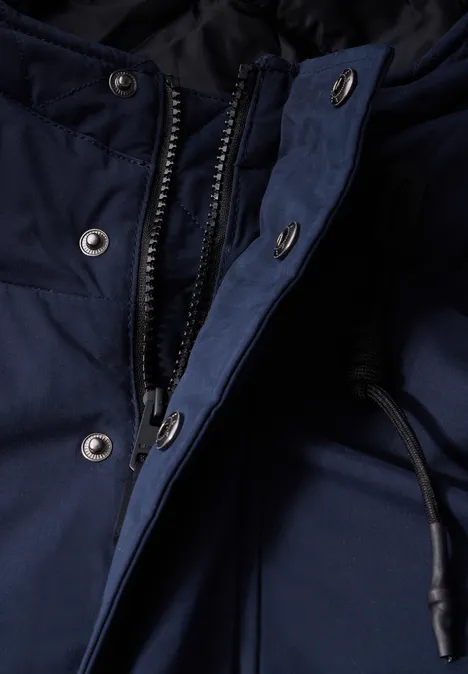 Parka met capuchon dark night blue