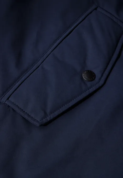 Parka met capuchon dark night blue