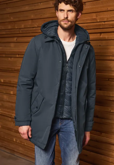 Jacke mit gefüttertem Inlay nightwalk blue
