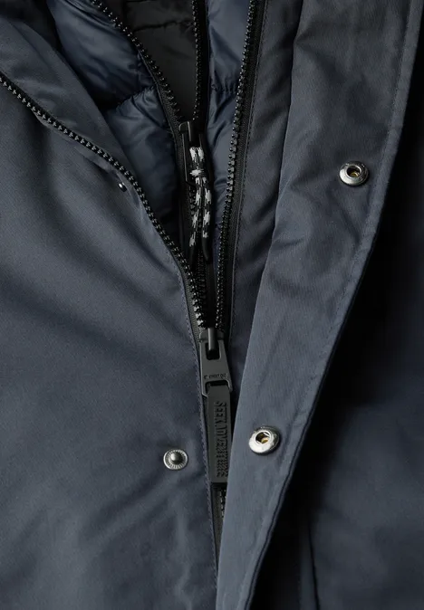 Jacke mit gefüttertem Inlay nightwalk blue