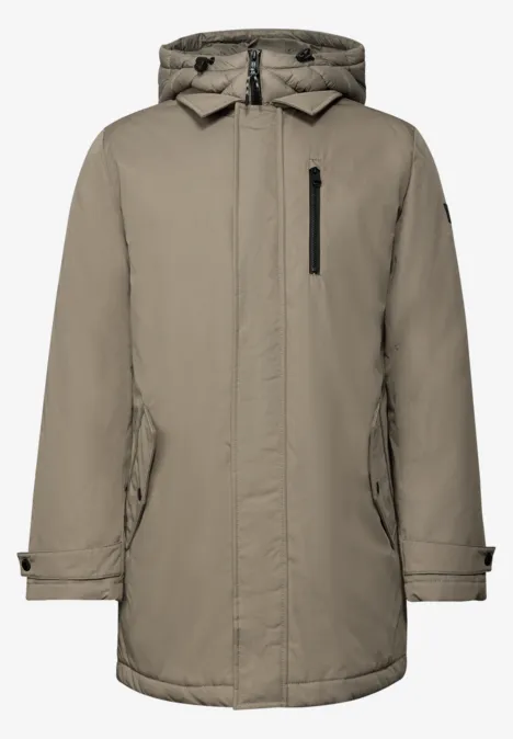 Jacke mit gefüttertem Inlay warm rock brown