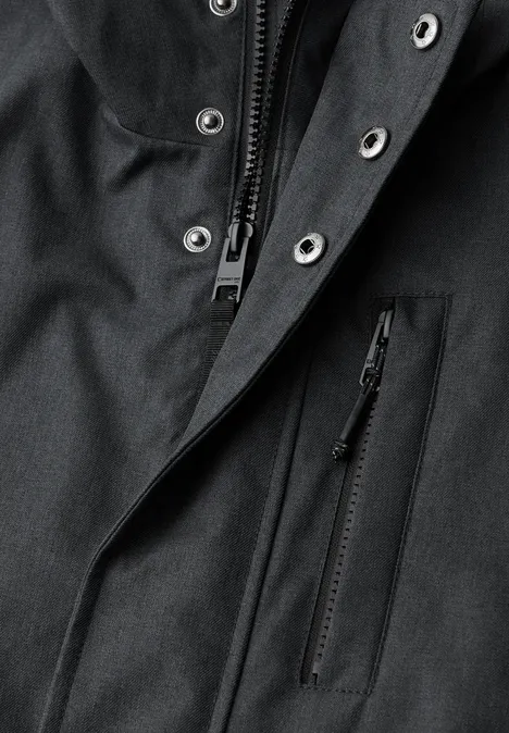 Melanżowa kurtka ash grey melange