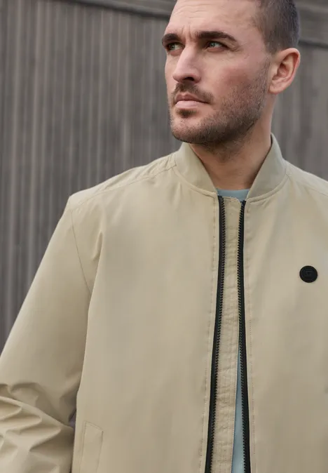 Robuuste blouson sandy beige