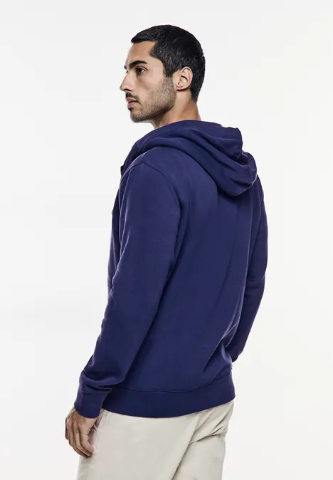 Hoodie-jas met zakken true blue