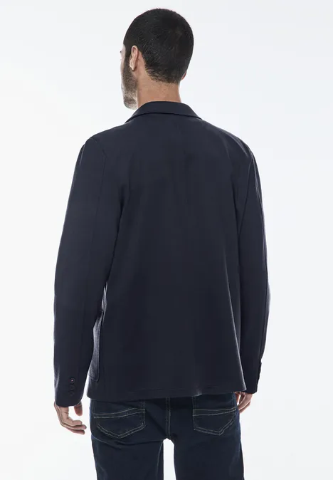 Heavy Jersey Blazer deep blue
