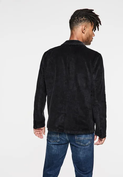 Corduroy jas graphite grey