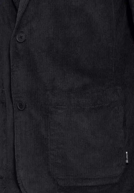 Corduroy jas graphite grey