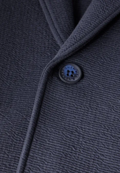 Jas met structuur night blue