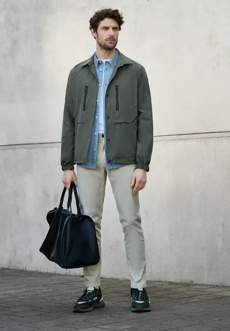 Super leichtes Overshirt dusty green