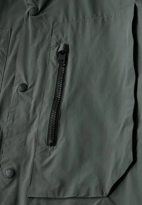 Super leichtes Overshirt dusty green