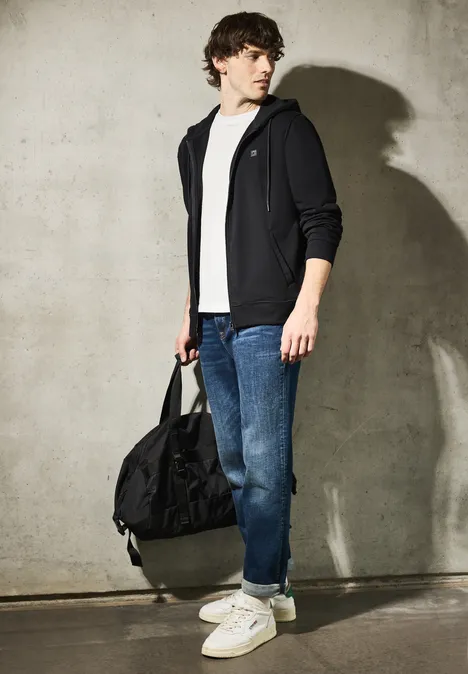 Sweatjack met capuchon Black
