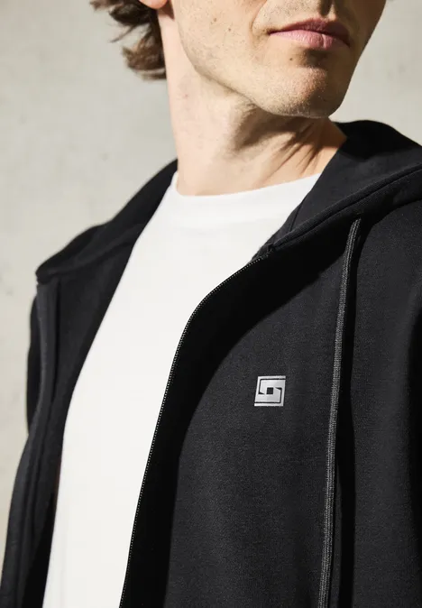 Sweatjack met capuchon Black
