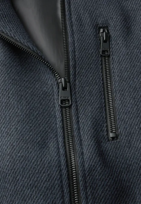 Blouson mit Wollanteil nightwalk blue