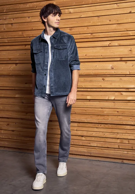 Cord Overshirt nightwalk blue