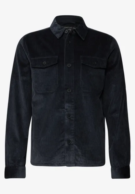 Cord Overshirt nightwalk blue
